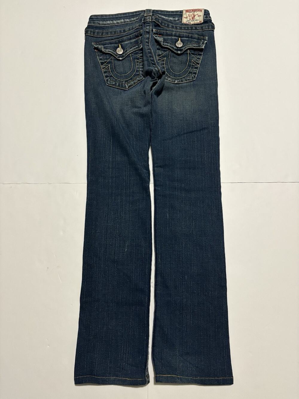 True Religion Billy Womens Jeans 27 Made in USA Flare Bootcut Y2K